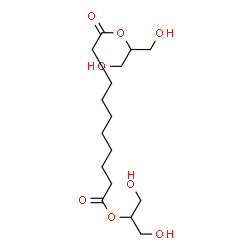 ChemSpider 2D Image | Bis(1,3-dihydroxy-2-propanyl) sebacate | C16H30O8