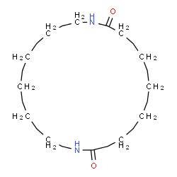 ChemSpider 2D Image | 1,14-Diazacyclohexacosane-2,13-dione | C24H46N2O2