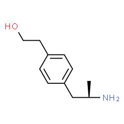 ChemSpider 2D Image | 2-{4-[(2R)-2-Aminopropyl]phenyl}ethanol | C11H17NO