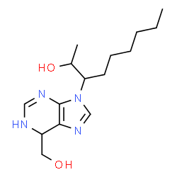 ChemSpider 2D Image | 3-[6-(Hydroxymethyl)-1,6-dihydro-9H-purin-9-yl]-2-nonanol | C15H26N4O2