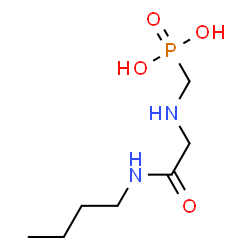 ChemSpider 2D Image | N-Butyl-N~2~-(phosphonomethyl)glycinamide | C7H17N2O4P