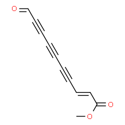 ChemSpider 2D Image | Methyl (2E)-10-oxo-2-decene-4,6,8-triynoate | C11H6O3