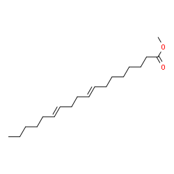ChemSpider 2D Image | Methyl (8E,12E)-8,12-octadecadienoate | C19H34O2
