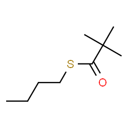 ChemSpider 2D Image | S-Butyl 2,2-dimethylpropanethioate | C9H18OS