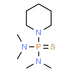 ChemSpider 2D Image | N,N,N',N'-Tetramethyl-P-1-piperidinylphosphonothioic diamide | C9H22N3PS