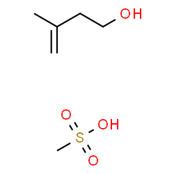 ChemSpider 2D Image | 3-Methyl-3-buten-1-ol - methanesulfonic acid (1:1) | C6H14O4S