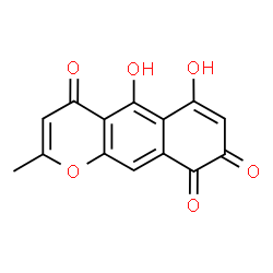 ChemSpider 2D Image | 5,6-Dihydroxy-2-methyl-4H-benzo[g]chromene-4,8,9-trione | C14H8O6