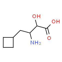 ChemSpider 2D Image | 3-Amino-4-cyclobutyl-2-hydroxybutanoic acid | C8H15NO3