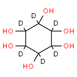 ChemSpider 2D Image | 1,2,3,4,5,6-(~2~H_6_)Cyclohexanehexol | C6H6D6O6