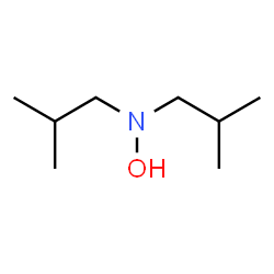 ChemSpider 2D Image | N-Hydroxy-N-isobutyl-2-methyl-1-propanamine | C8H19NO