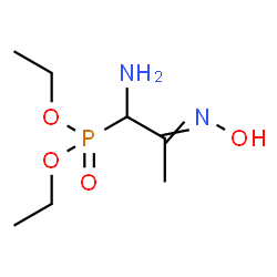 ChemSpider 2D Image | Diethyl [1-amino-2-(hydroxyimino)propyl]phosphonate | C7H17N2O4P