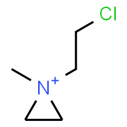 ChemSpider 2D Image | 1-(2-Chloroethyl)-1-methylaziridinium | C5H11ClN