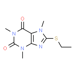 ChemSpider 2D Image | 8-Ethylthiocaffeine | C10H14N4O2S