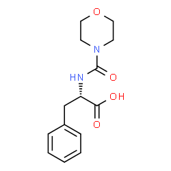 ChemSpider 2D Image | N-(4-Morpholinylcarbonyl)-L-phenylalanine | C14H18N2O4