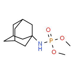 ChemSpider 2D Image | Dimethyl adamantan-1-ylphosphoramidate | C12H22NO3P
