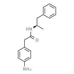 ChemSpider 2D Image | 2-(4-Aminophenyl)-N-[(2R)-1-phenyl-2-propanyl]acetamide | C17H20N2O