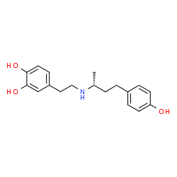 ChemSpider 2D Image | (R)-dobutamine | C18H23NO3