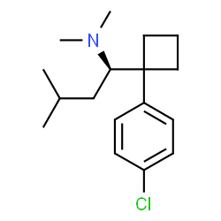 ChemSpider 2D Image | (R)-(+)-Sibutramine | C17H26ClN