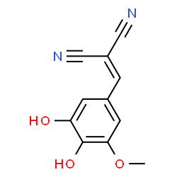 ChemSpider 2D Image | (3,4-Dihydroxy-5-methoxybenzylidene)malononitrile | C11H8N2O3
