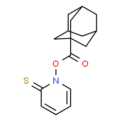 ChemSpider 2D Image | 1-[(Adamantan-1-ylcarbonyl)oxy]-2(1H)-pyridinethione | C16H19NO2S