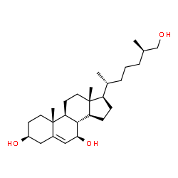 ChemSpider 2D Image | 7?, 27-dihydroxycholesterol | C27H46O3