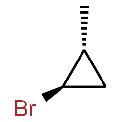 ChemSpider 2D Image | (1R,2R)-1-Bromo-2-methylcyclopropane | C4H7Br