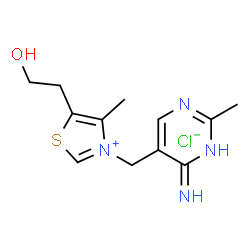 ChemSpider 2D Image | Thiamine chloride | C12H17ClN4OS