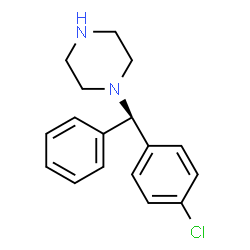 ChemSpider 2D Image | (-)-norchlorcyclizine | C17H19ClN2