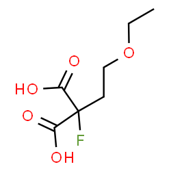 ChemSpider 2D Image | (2-Ethoxyethyl)(fluoro)malonic acid | C7H11FO5