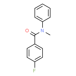 ChemSpider 2D Image | 4-Fluoro-N-methyl-N-phenylbenzamide | C14H12FNO