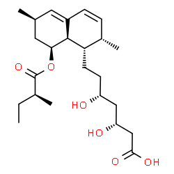 ChemSpider 2D Image | Lovastatin acid | C24H38O6