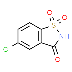 ChemSpider 2D Image | 5-Chlorosaccharin | C7H4ClNO3S