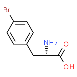 ChemSpider 2D Image | 4-Bromo-L-Phe-OH | C9H10BrNO2