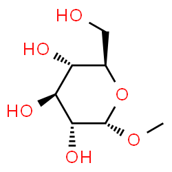 ChemSpider 2D Image | Methyl alpha-D-glucoside | C7H14O6