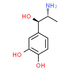 ChemSpider 2D Image | 4-[(1R,2R)-2-Amino-1-hydroxypropyl]-1,2-benzenediol | C9H13NO3