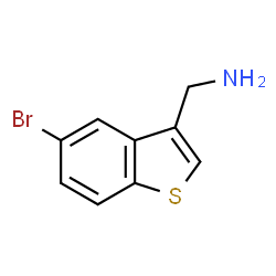 ChemSpider 2D Image | (5-bromobenzo[b]thiophen-3-yl)methanamine | C9H8BrNS