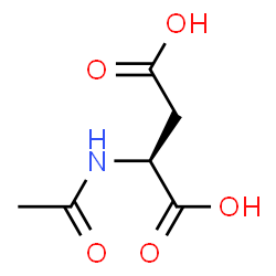 ChemSpider 2D Image | N-Acetyl-L-aspartic acid | C6H9NO5