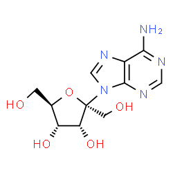 ChemSpider 2D Image | PSICOFURANINE | C11H15N5O5