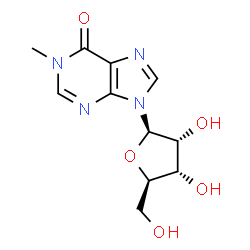 ChemSpider 2D Image | 1-Methylinosine | C11H14N4O5
