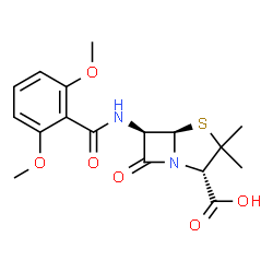 ChemSpider 2D Image | meticillin | C17H20N2O6S