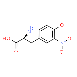 ChemSpider 2D Image | L-3-nitrotyrosine | C9H10N2O5