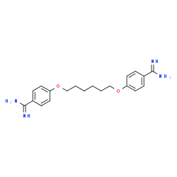 ChemSpider 2D Image | hexamidine | C20H26N4O2