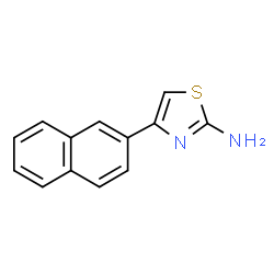 ChemSpider 2D Image | 4-(Naphthalen-2-yl)thiazol-2-amine | C13H10N2S