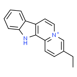 ChemSpider 2D Image | flavopereirinium | C17H15N2