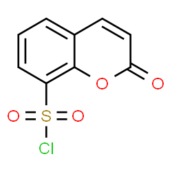 ChemSpider 2D Image | 2-Oxo-2H-chromene-8-sulfonyl chloride | C9H5ClO4S
