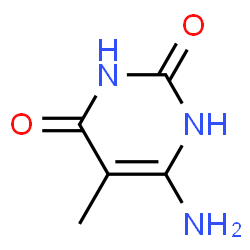 ChemSpider 2D Image | 6-aminothymine | C5H7N3O2
