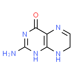 ChemSpider 2D Image | 2-Amino-7,8-dihydro-4(1H)-pteridinone | C6H7N5O