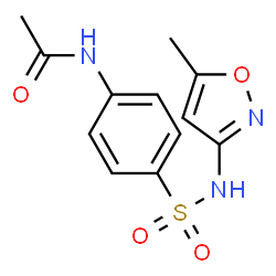 ChemSpider 2D Image | N4-Acetylsulfamethoxazole | C12H13N3O4S