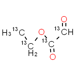 ChemSpider 2D Image | (~13~C_2_)Ethyl oxo(~13~C_2_)acetate | 13C4H6O3