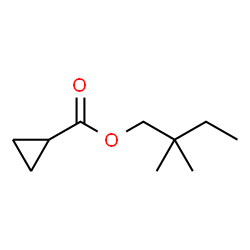 ChemSpider 2D Image | 2,2-Dimethylbutyl cyclopropanecarboxylate | C10H18O2